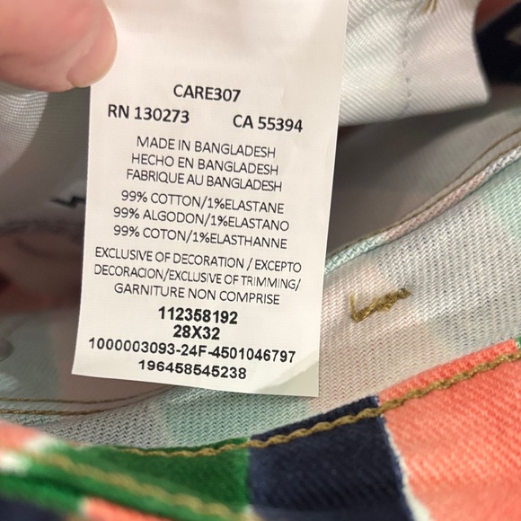 NWT Wrangler Multicolor Striped Flared Jeans Size 28 - Picture 3 of 6